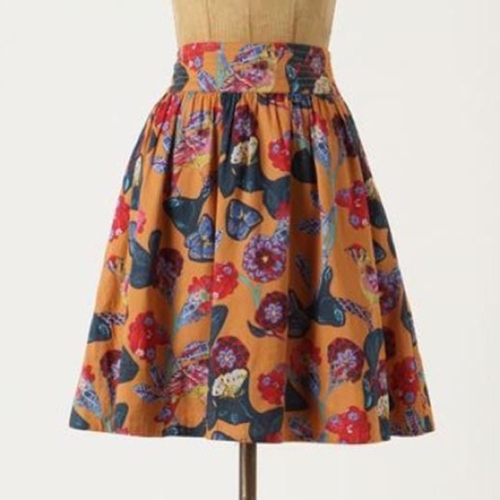 Anthro Nathalie Lete Paris Hamatreya Bird Skirt